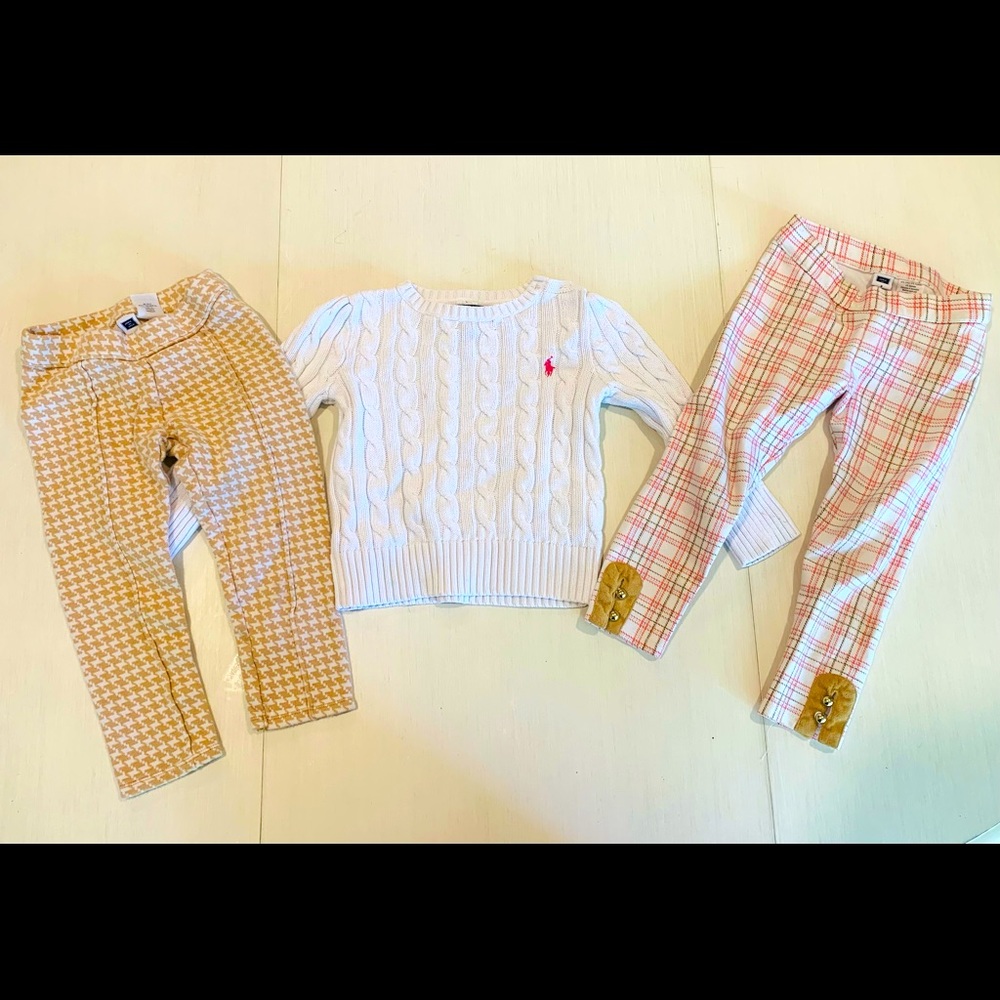 Ralph Lauren Sweater size 2, Janie & Jack size 3
